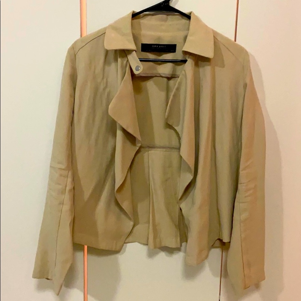 Like new! Tan blazer from Zara